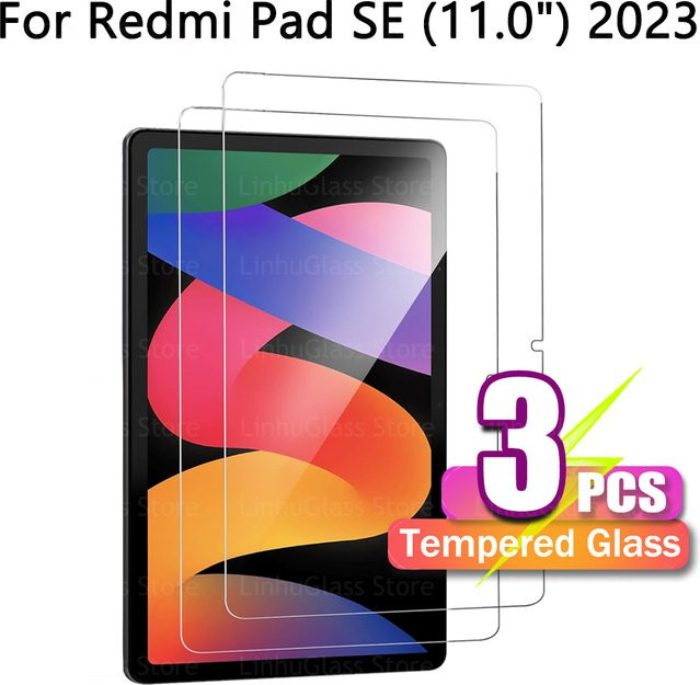 Xiaomi Schutzglas für Redmi Pad SE 11 Zoll (2023) Transparent HD Anti-Fingerabdruck 9H Härtegrad - Bild 1