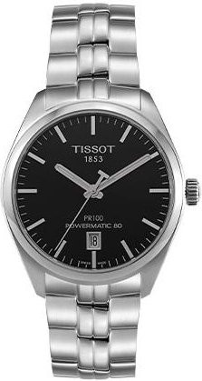 Tissot Armbanduhr Automatik, Edelstahl, 39 mm, Herren, Schwarz - Bild 1