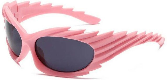 Dote Sonnenbrille Cat-Eye, Vollrand, Kunststoff, Silber-Schwarz, Damen - Bild 1
