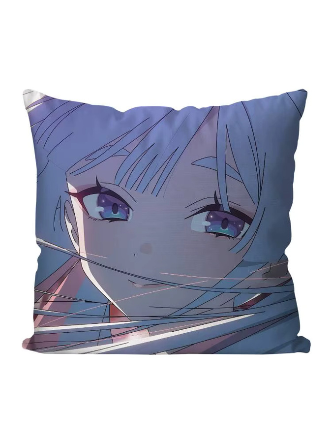 Quadratischer Kissenbezug Anime Cosmic Princess K-Kaguya von bilibili, Mehrfarbig, Breite: 40 cm, Höhe: 40 cm - Bild 4