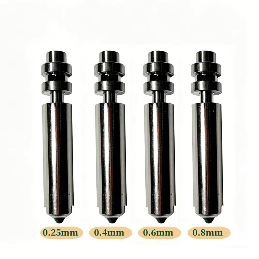 Anycubic Bimetallische Quick Swap Hotend-Düsen aus gehärtetem Stahl für Kobra X Combo, Farbe: Silber, Durchmesser: 0,25 mm / 0,4 mm / 0,6 mm / 0,8 mm - Bild 2