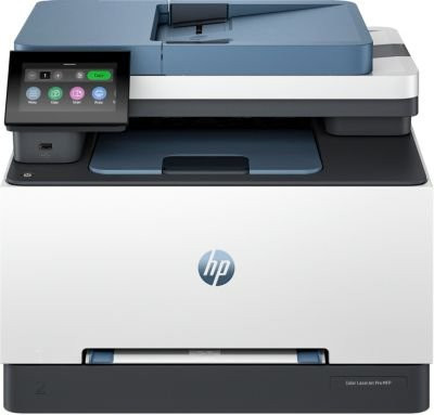 HP Color LaserJet Pro MFP 3302fdwg Farblaser-Multifunktionsdrucker 4-in-1 in Grau und Weiß mit Drucken, Scannen, Kopieren, Faxen, Duplex-Funktion und WLAN/LAN/USB-Anschluss - Bild 1