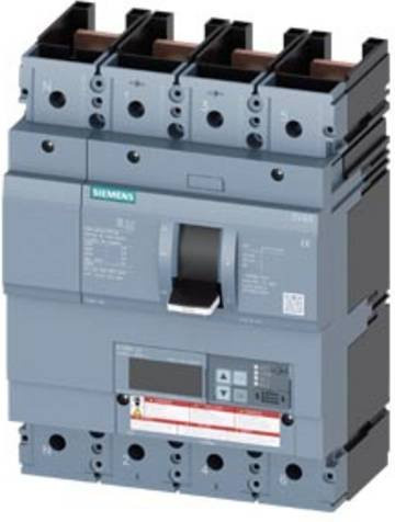 Siemens 3VA6440-5KP41-2AA0 Leistungsschalter in Grau mit einem Einstellbereich von 160 - 400A und einer maximalen Schaltspannung von 600 V/AC - Bild 1