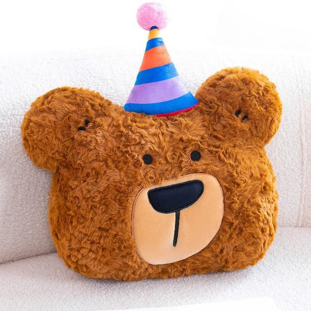 Yiran toy Geburtstagbär Plüschtier, Braun, 43cm - Bild 1