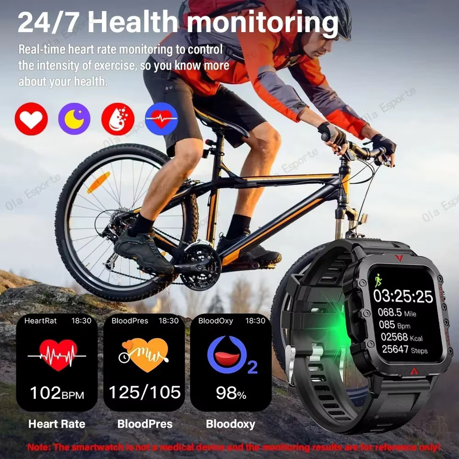 Ola Esporte Smartwatch, Silber, Silikon, Unisex - Bild 4