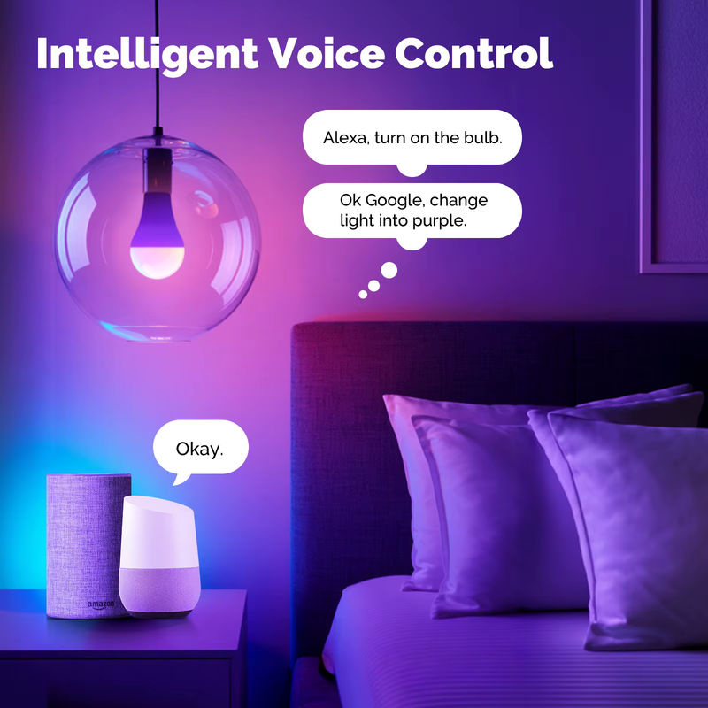 MOES Smart Matter LED-Birne E27 mit 14W, RGB Multicolor, WiFi und Zigbee, Tuya App-Steuerung mit Musiksynchronisierung und 16M Farben - Bild 4