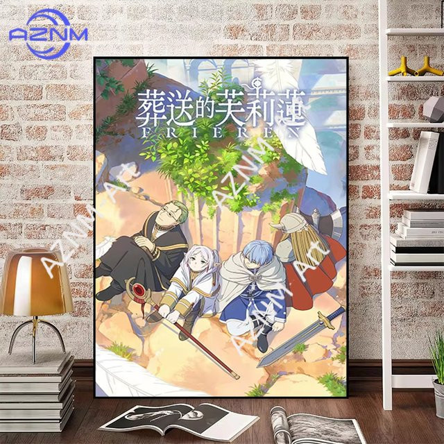 KAYOU Anime Leinwandposter Frieren At the Funeral Wandbild in Mehrfarbig - Bild 1