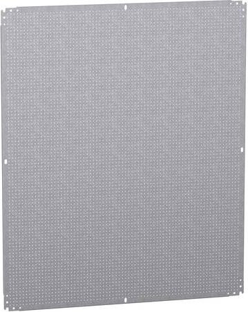 Schneider Electric NSYMF1210 Mikroperforierte Montageplatte aus Stahl in Grau, H x B: 120 x 100 cm - Bild 1