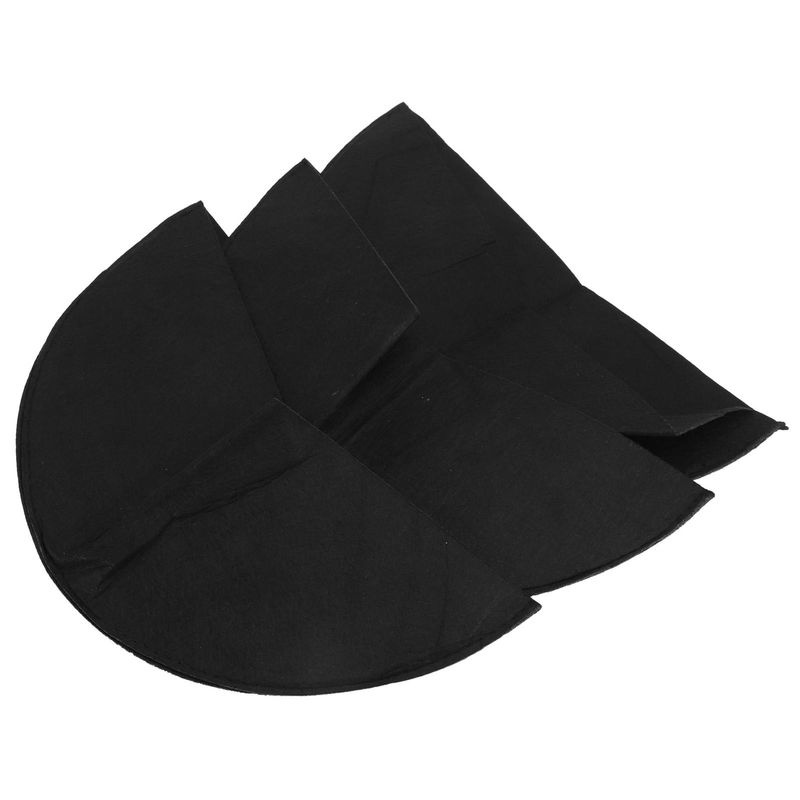 3er Set Igeteck Halbrunde Pflanzgefäßauskleidungen aus Filz für Hänge-Blumentöpfe, Weiß, Durchmesser: 30,48 cm - Bild 4