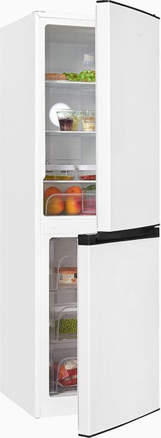 Exquisit Kühl-Gefrierkombination KGC195-65-NF-330F in Weiss mit No-Frost und Dynamic Cooling, B/T/H: 60,0 x 64,0 x 193,0 cm - Bild 1