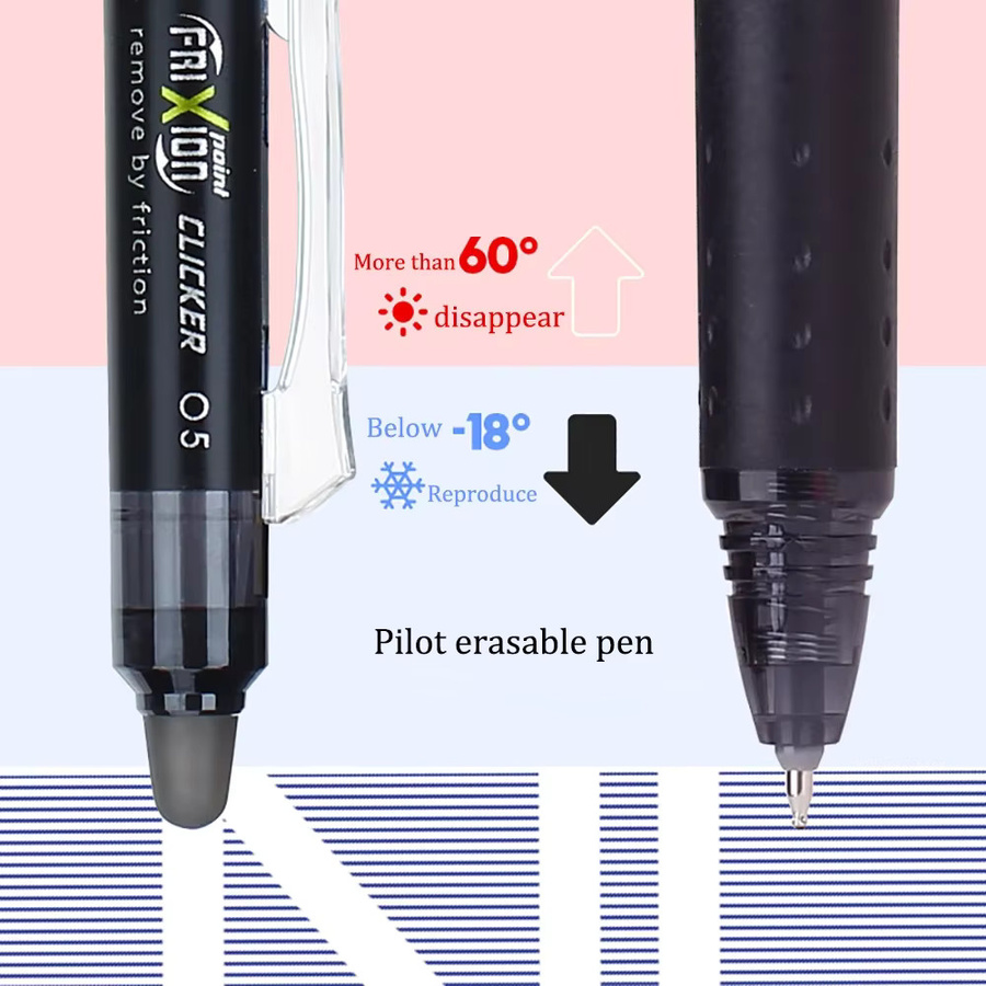 Pilot Radierbarer Gelstift BLRT-FRP5 Neuer ST-Spitzenmodell in Lila mit 0,5 mm Schreibspitze - Bild 2