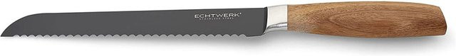 ECHTWERK Küchenmesser Classic Black Edition Brotmesser aus Edelstahl und Holz in Schwarz - Bild 1