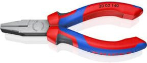 Knipex Flachzange mit Comfort-Griffen schwarz atramentiert 140 mm - Bild 1