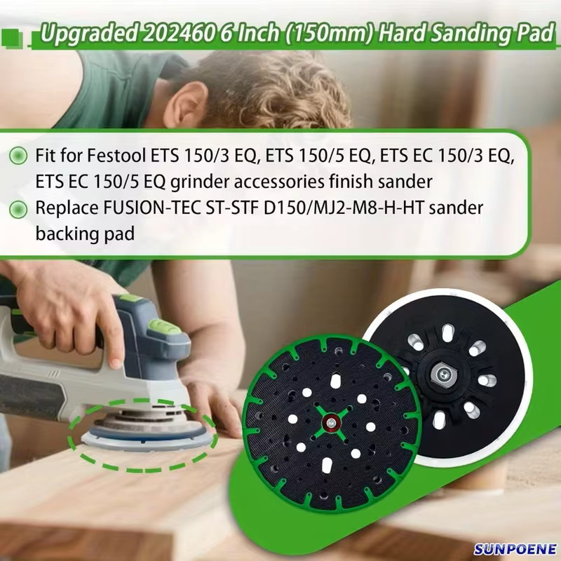 Festool Schleifscheibe 150 mm für ETS 150/3 EQ und 150/5 EQ Soft/Hard Schleifpad - Bild 5