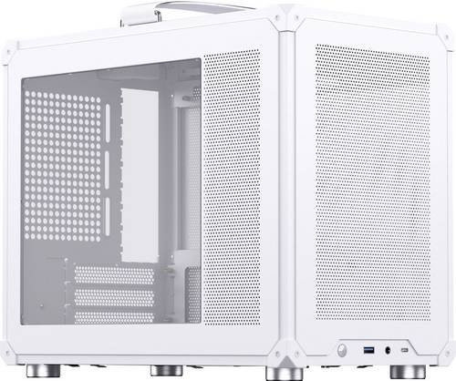 Jonsbo C6MAXWHITE Mini-Tower Gaming-PC-Gehäuse in Weiß - Bild 1