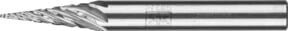 PFERD Hartmetall Hochleistungsfrässtift STEEL Spitzkegel SKM in Silber, Durchmesser: 6 mm, Länge: 18 mm, Schaft-Ø: 6 mm für Stahl - Bild 1