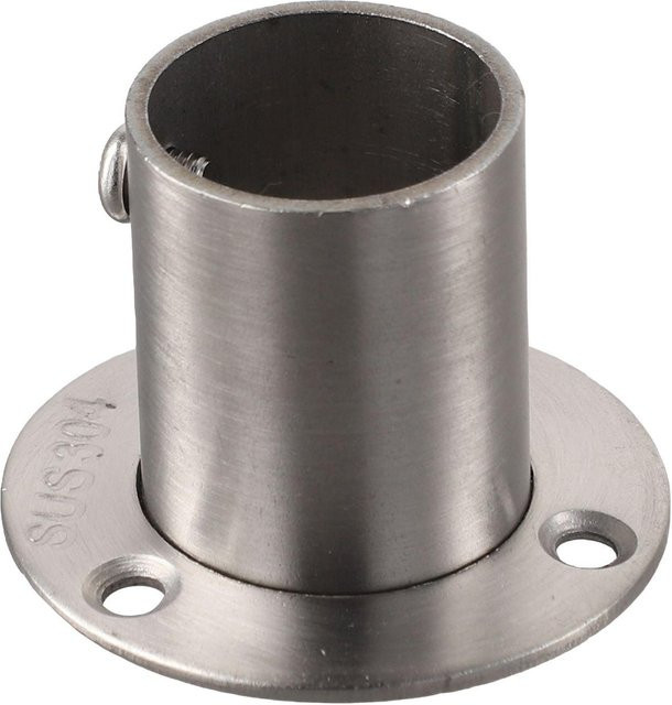 Goodsale Wandflansch aus Edelstahl für die Rohrbefestigung, Farbe: Silber, Durchmesser: 25 mm - Bild 1
