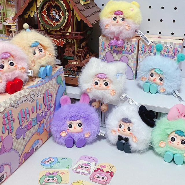52TOYS Hallo Spookie Serie Vinyl Plüsch Blind Box Mehrfarbiges Sammlerstück als Schreibtisch-Ornament oder Taschenanhänger - Bild 1
