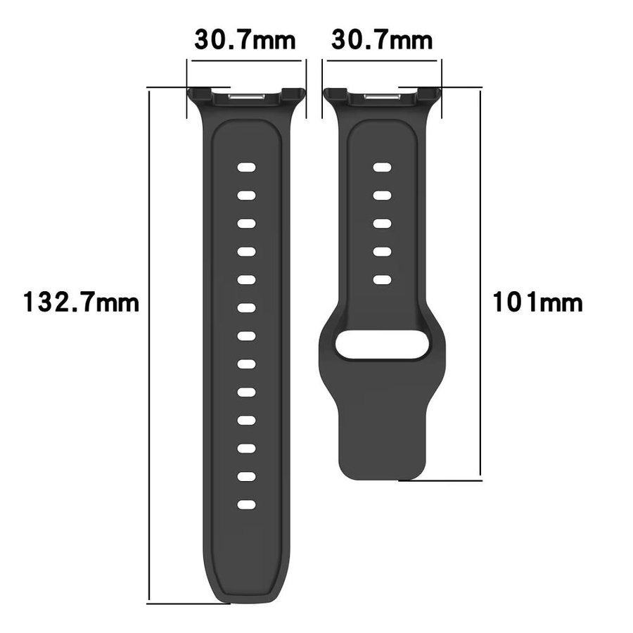 Cor Uhrenarmband Silikon, Schwarz, Unisex - Bild 4