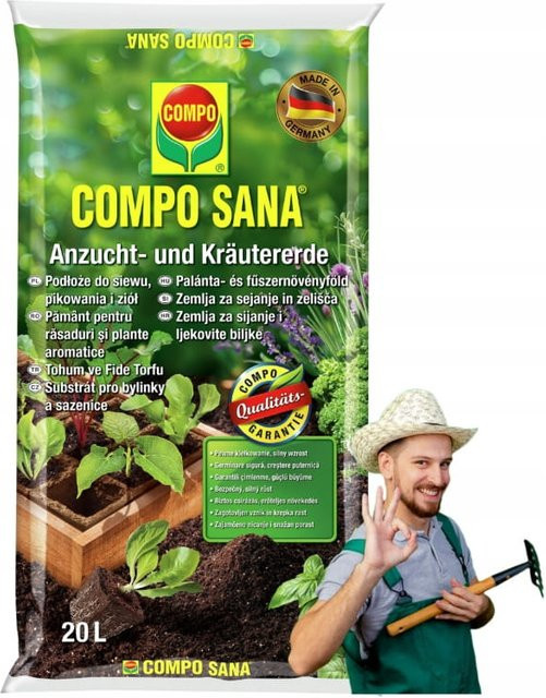 Compo Kräutersubstrat für gesundes Wachstum, 20 l - Bild 1