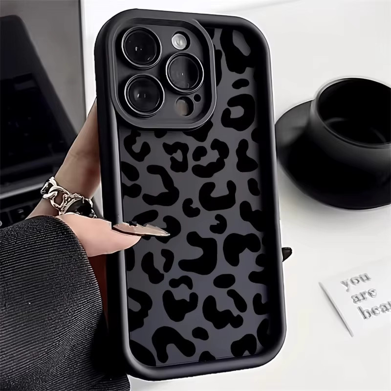 AKABEILA Stoßfeste TPU-Handyhülle mit Leoparden-Design für iPhone 11 bis iPhone 18 Pro Max und Air Modelle - Bild 2