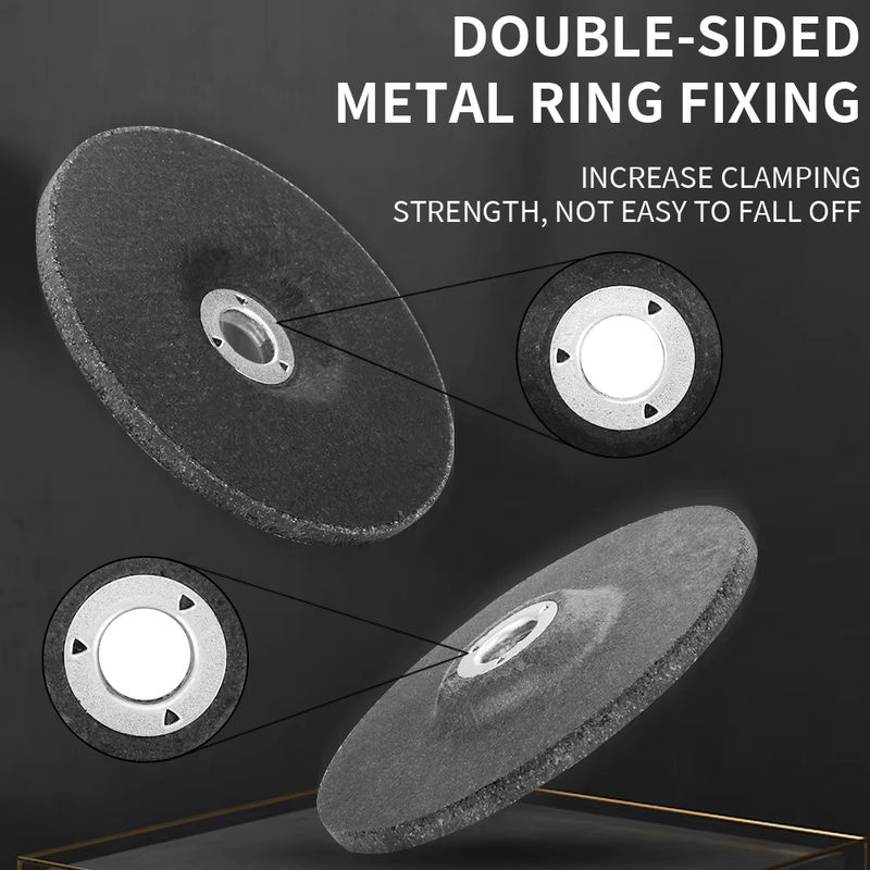 SI FANG Schleifscheiben für Winkelschleifer zum Schneiden und Polieren von Metall, Durchmesser: 7,62 cm, Bohrung: 1,0 cm, Farbe: Schwarz - Bild 4