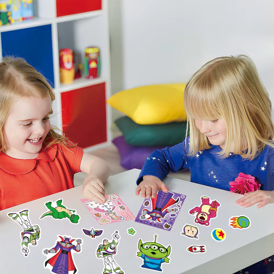 Disney Toy Story Make-a-Face-Puzzle-Aufkleber, DIY-Puzzle-Spiel - Bild 6