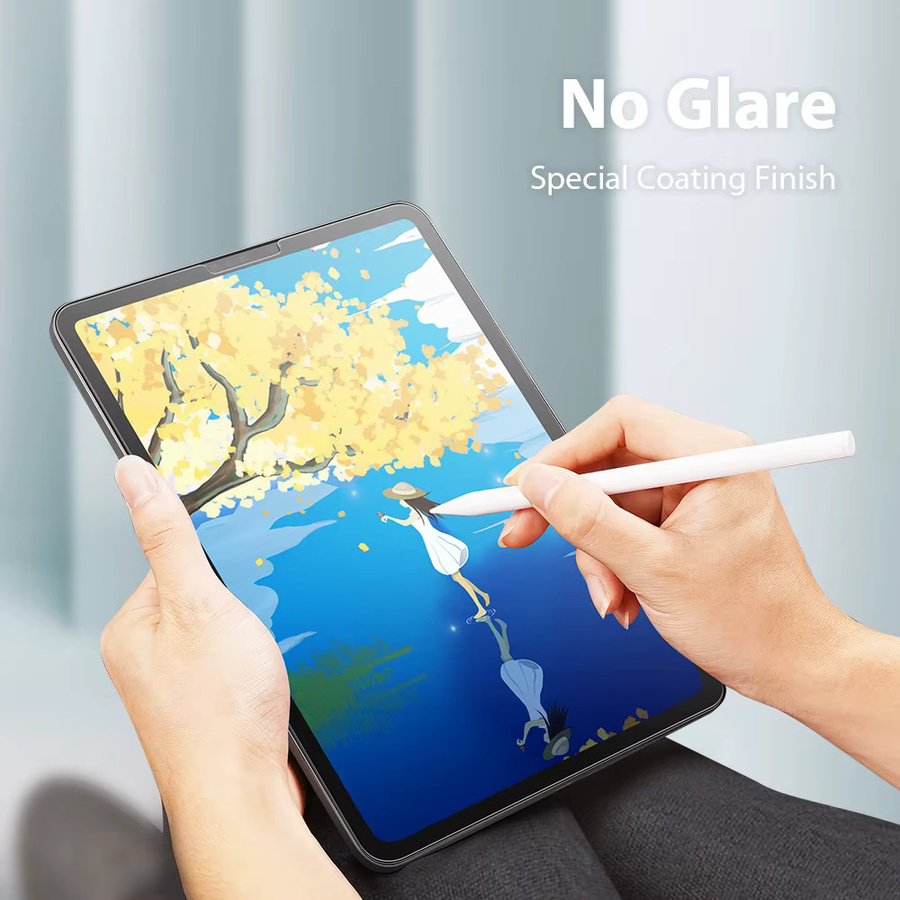 Matte Displayschutzfolie mit Papiergefühl für Apple iPad Pro, iPad Air und iPad Mini, PET-Material, transparent - Bild 2