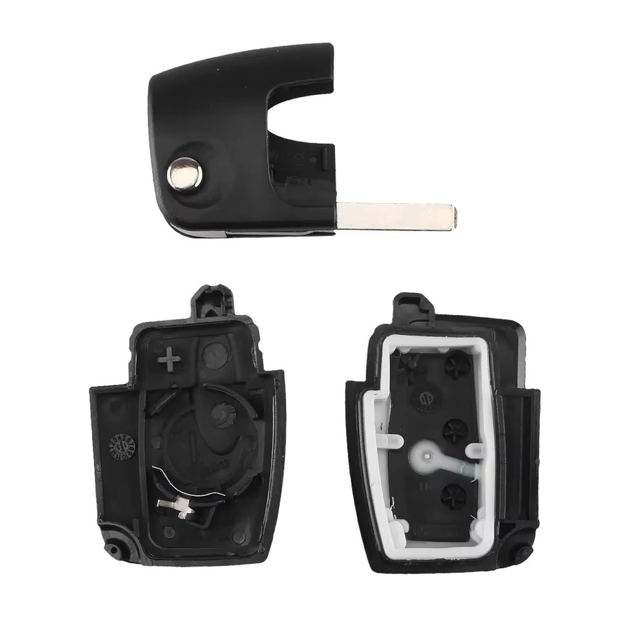 KEYYOU 10er Set Remote Key Ersatzgehäuse für Ford Focus 3, Mondeo, C Max, S Max, Galaxy und Fiesta mit HU101 / FO21 Klinge und 3 Tasten in Schwarz - Bild 3