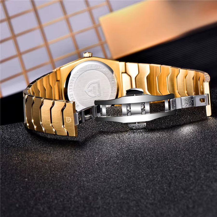 Pagani Design Armbanduhr, Quarz, Edelstahl, 37 mm, Herren, Saphirglas - Bild 5