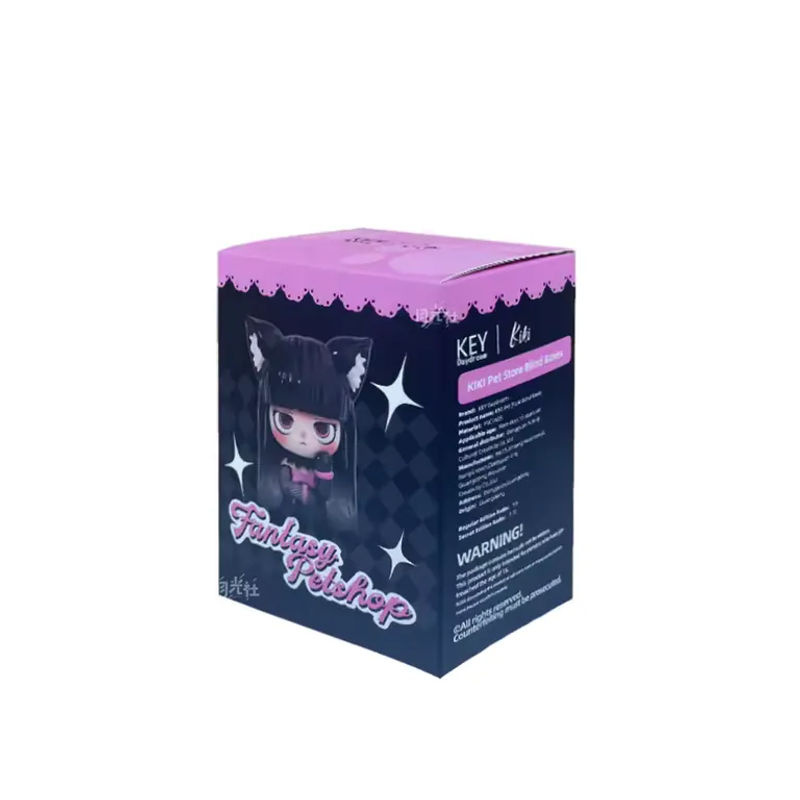 Kiki Fantasy Pet Shop Serie Blind Box Gotische Statue Kawaii Mädchen Figur in Schwarz als Desktop-Ornament aus Kunststoff - Bild 5