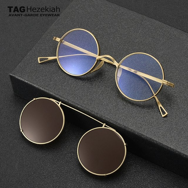 TAGHezekiah Sonnenbrille, Titan, Vollrand, Round, Unisex, polarisiert - Bild 1