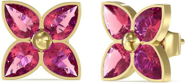 Guess Ohrstecker Edelstahl, Gold, Kristall, Zirkonia, Damen - Bild 1