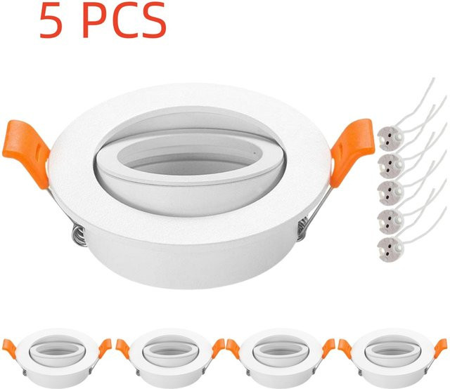 JOYINLED 5er Set LED Einbau-Spotlights MR16 Rund für Wohnzimmer, Schlafzimmer und Flur - Bild 1