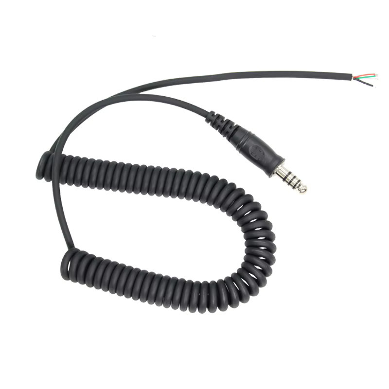 DIY Ersatz Draht Feder Adapter für Hubschrauber Headset U174/U Kopfhörer in Schwarz - Bild 2