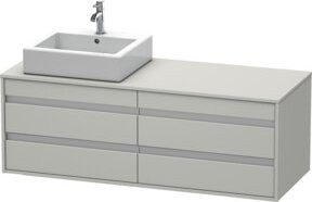Duravit Waschtischunterschrank Ketho in Weiß, B/T/H: 140 x 55 x 49,6 cm - Bild 1