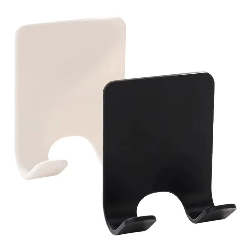 Untior Multifunktionaler Rasierset-Halter aus ABS zur Wandmontage ohne Bohren, Schwarz - Bild 2