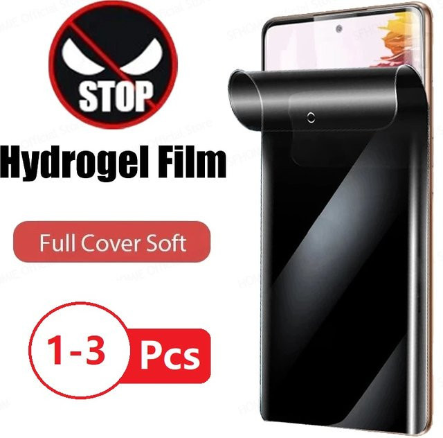 Anti Spy Privatsphäre Hydrogel Screen Protector für OPPO Realme A77S A57 A16 A16S A57E A56S K10 5G A58 5G, Transparent - Bild 1