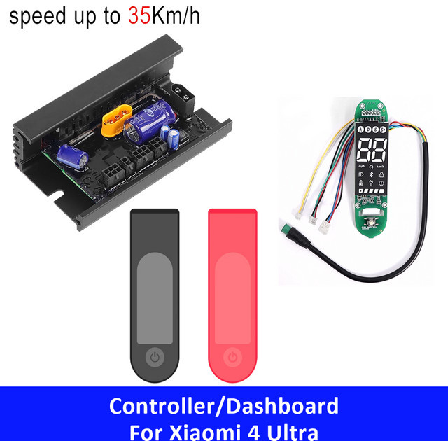 Xiaomi Armaturenbrett-Controller-Kit für Scooter 4 und Ultra mit Display-Panel, Geschwindigkeitsregler und wasserdichter Abdeckung in Schwarz - Bild 1