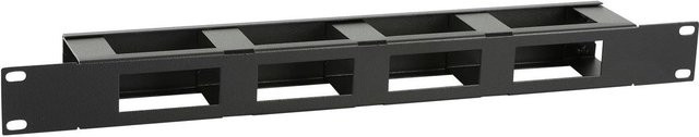Lanview 1U Type C Patchkabel Schwarz, Länge: 48,30 cm - Bild 1