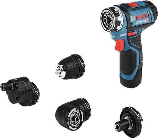 Bosch Professional Akku-Bohrschrauber GSR 12V-15 FC mit 2 Akkus in L-Boxx, Blau/Schwarz - Bild 3