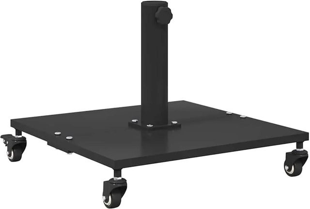 vidaXL Sonnenschirmständer aus Stahl in Schwarz, B/T/H: 45 x 45 x 31,5 cm - Bild 1