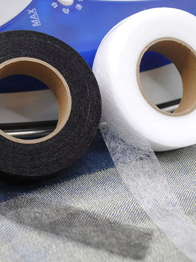 Selbstklebendes Saum Band zum Verkürzen von Hosen und Jeans in Schwarz, 24 Meter DIY Näbzubehör - Bild 5