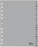 DURABLE A-Z Register Grau, A4, Breite: 23 cm, Höhe: 29,7 cm - Bild 1