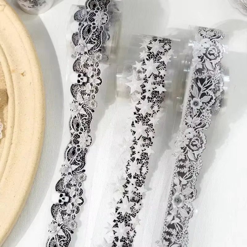 HYFJOY Washi Klebeband im Vintage-Stil für Scrapbooking und Collagen, Breite: 4,5 cm, Länge: 2 m - Bild 1