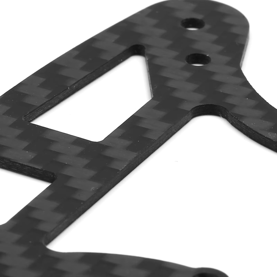 TAMIYA TT02 Carbon Fiber Front Bumper Mount Platte, Schaum Schwamm Stoßstange, 1/10 RC Auto - Bild 2