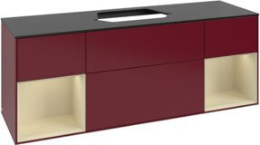 V&B Waschtischunterschrank Finion in Grau lackiert, B/T/H: 160 x 60 x 50,1 cm - Bild 1
