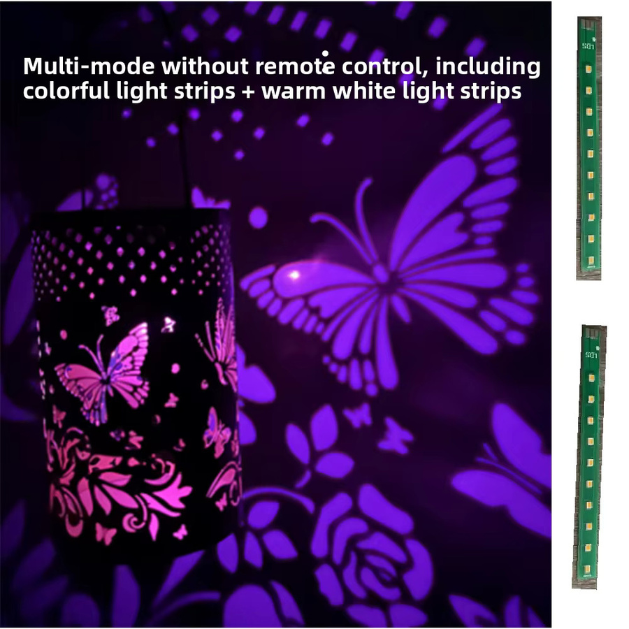 Solar LED Schmetterling Gartenlaterne zur Aufhängung als dekorative Outdoor-Leuchte für Garten und Landschaft - Bild 6