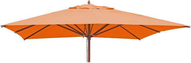 Ersatzbezug für MCW Gastronomie Holz-Sonnenschirm C57, eckig, Polyester, Terracotta, B x B: 300 x 300 cm - Bild 2