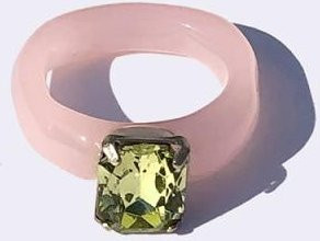 Ringe Acryl, Marmor Muster, Damen, Vintage - Bild 1
